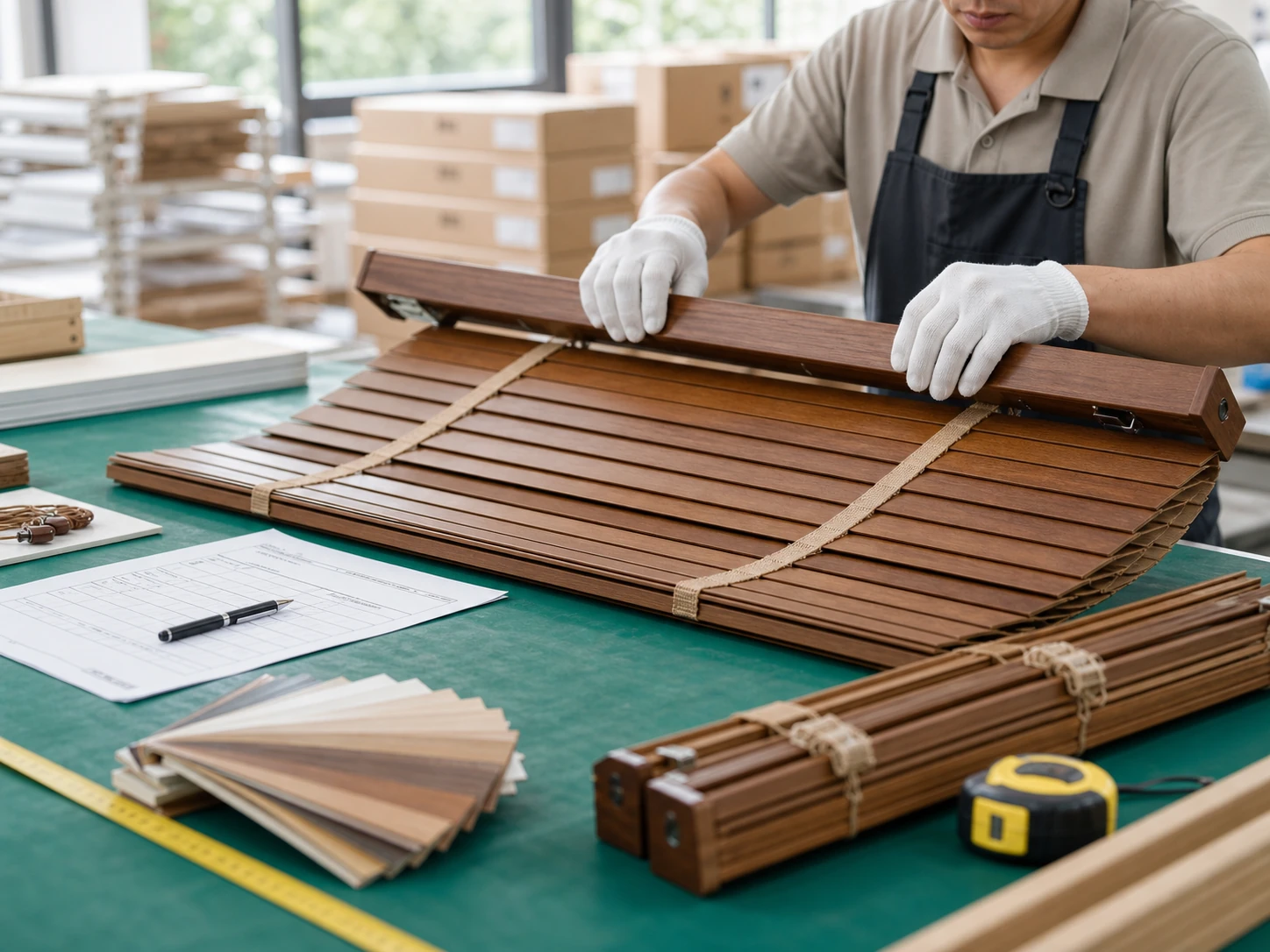 custom wood blinds